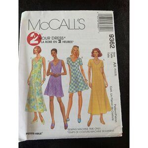 McCall's Misses Dress Sewing Pattern Sz 4 - 8 9362 - Uncut